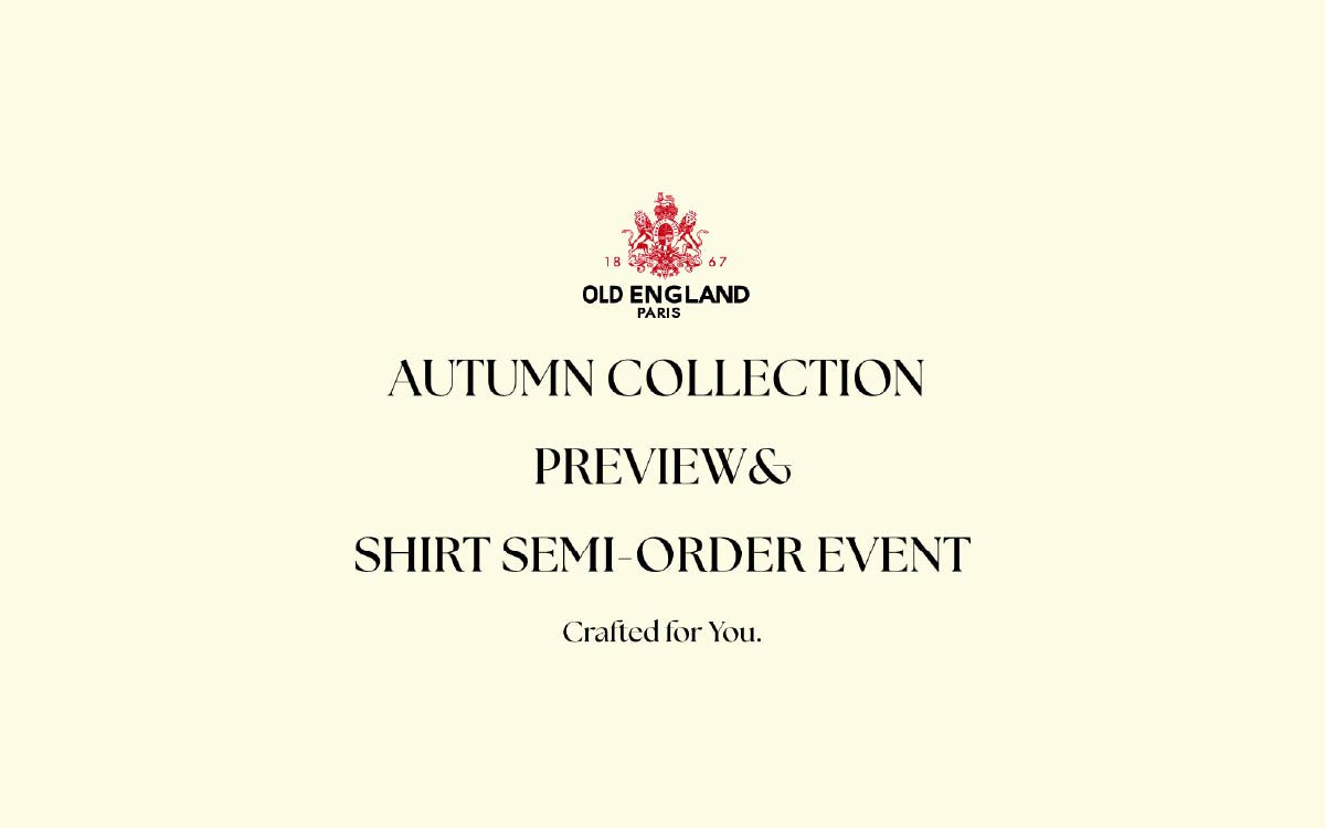 2026 AUTUMN / WINTER COLLECTION PREVIEW & SHIRT SEMI-ORDER EVENT