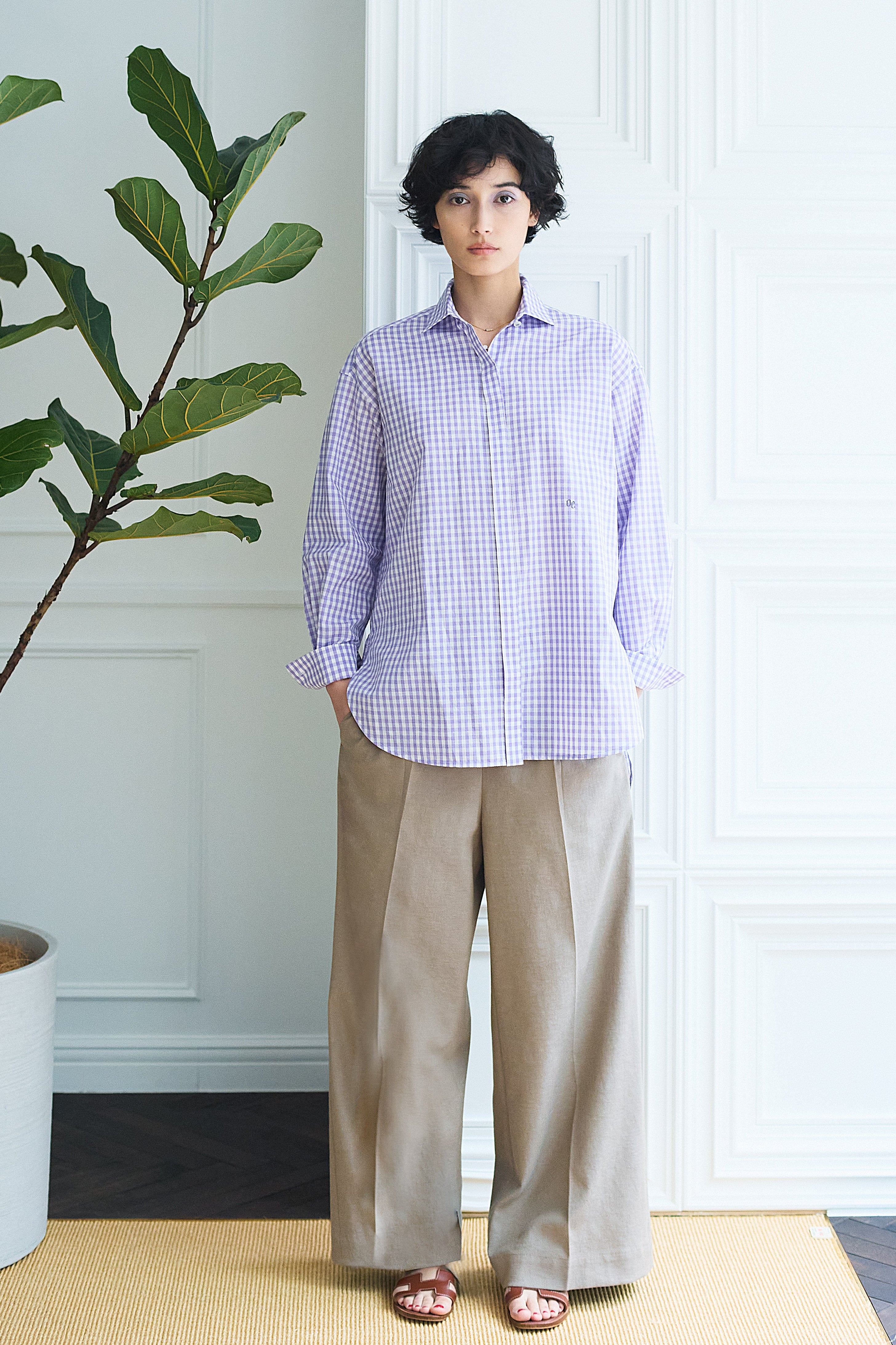 リネンチュニックビックシャツ