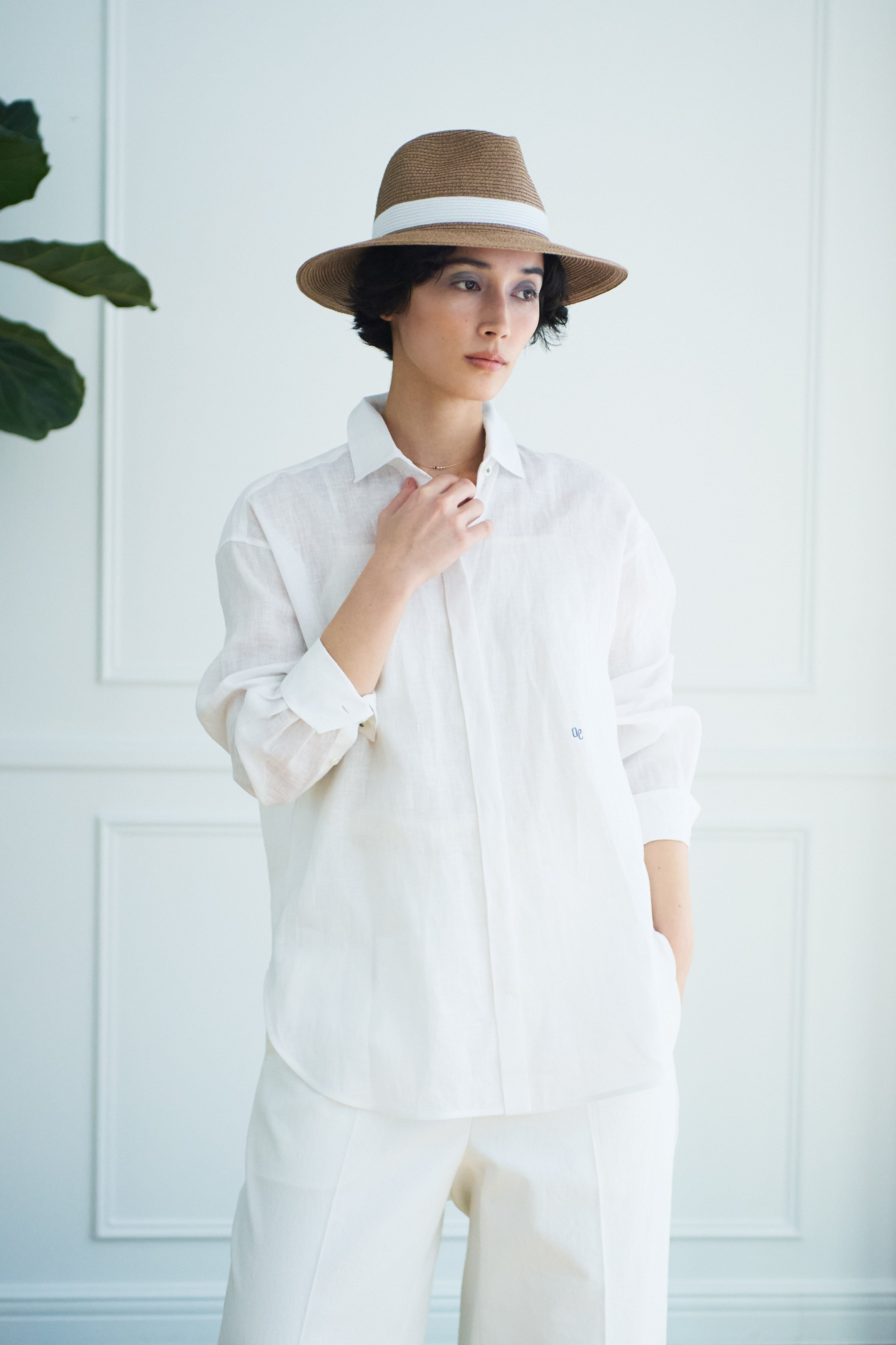 リネンチュニックビックシャツ