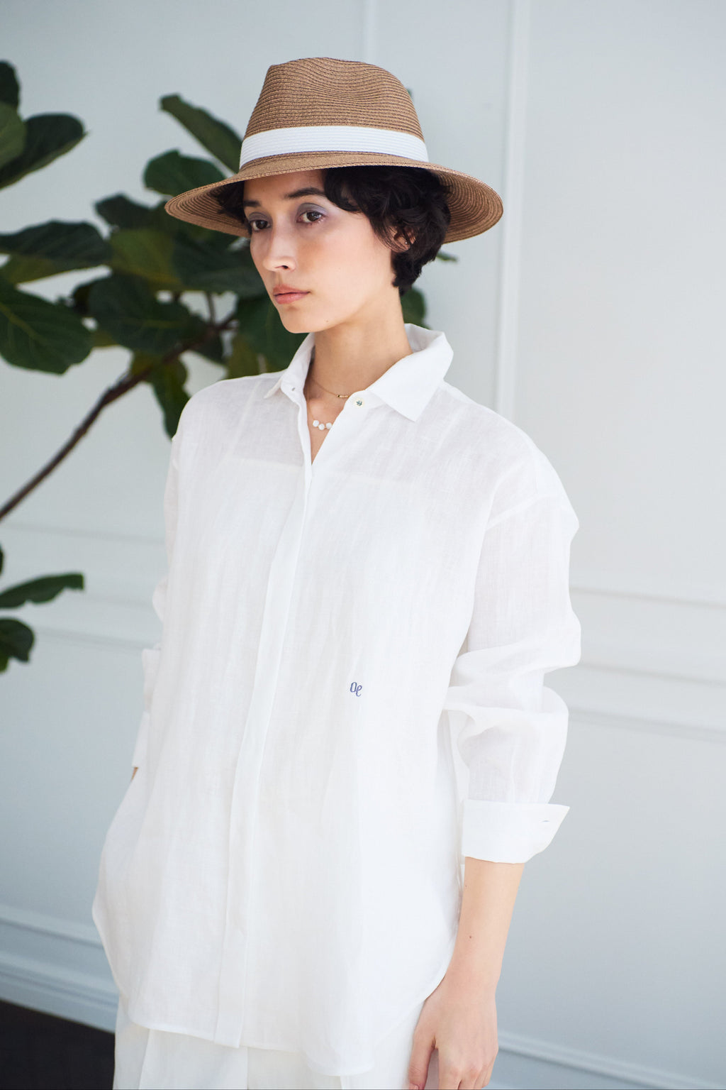 リネンチュニックビックシャツ