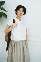 リネンショートスリーブシャツ