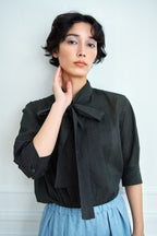 ジンタンドット　ボウタイブラウス