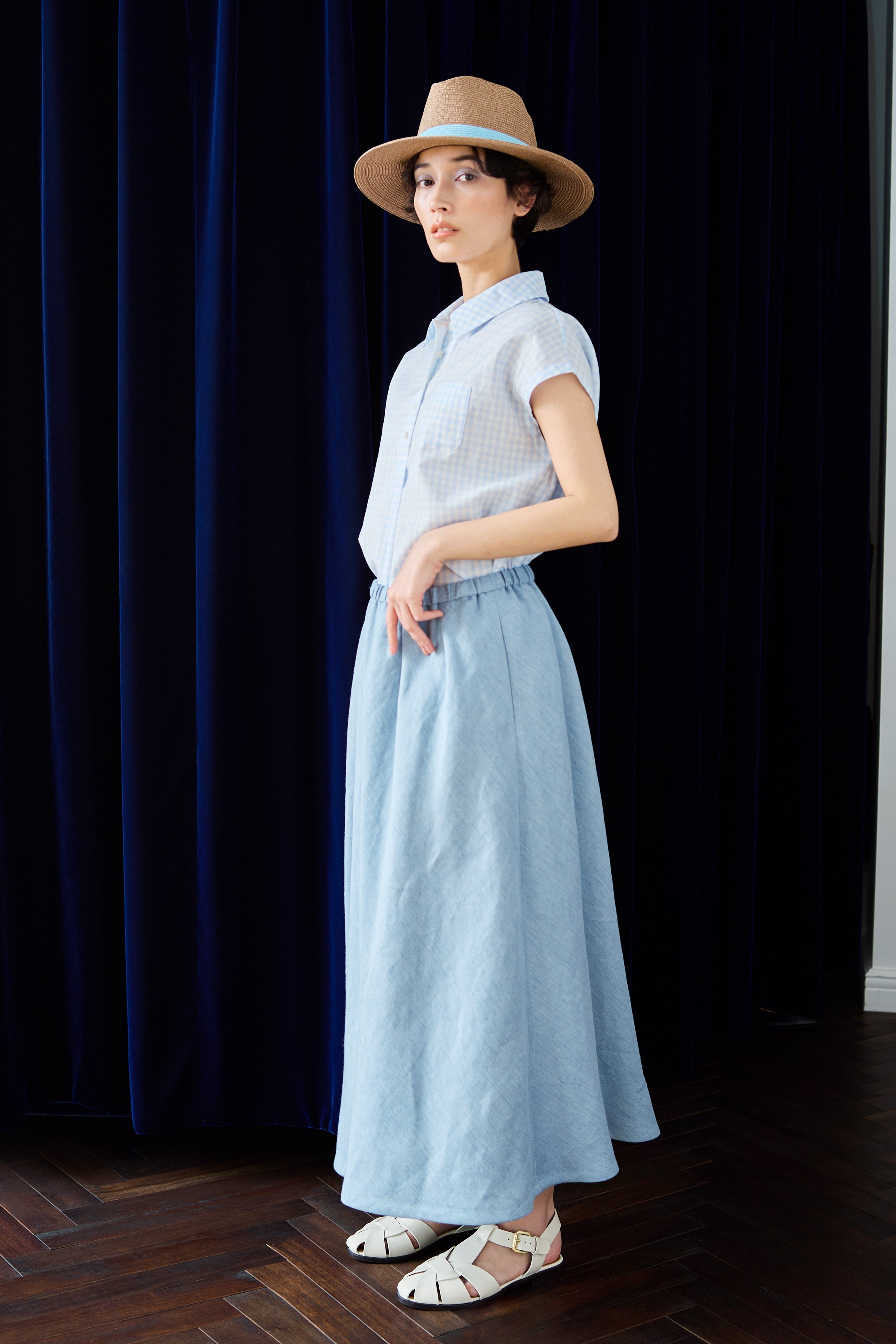 タックフレアスカート