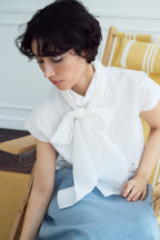 ボウタイカットソー