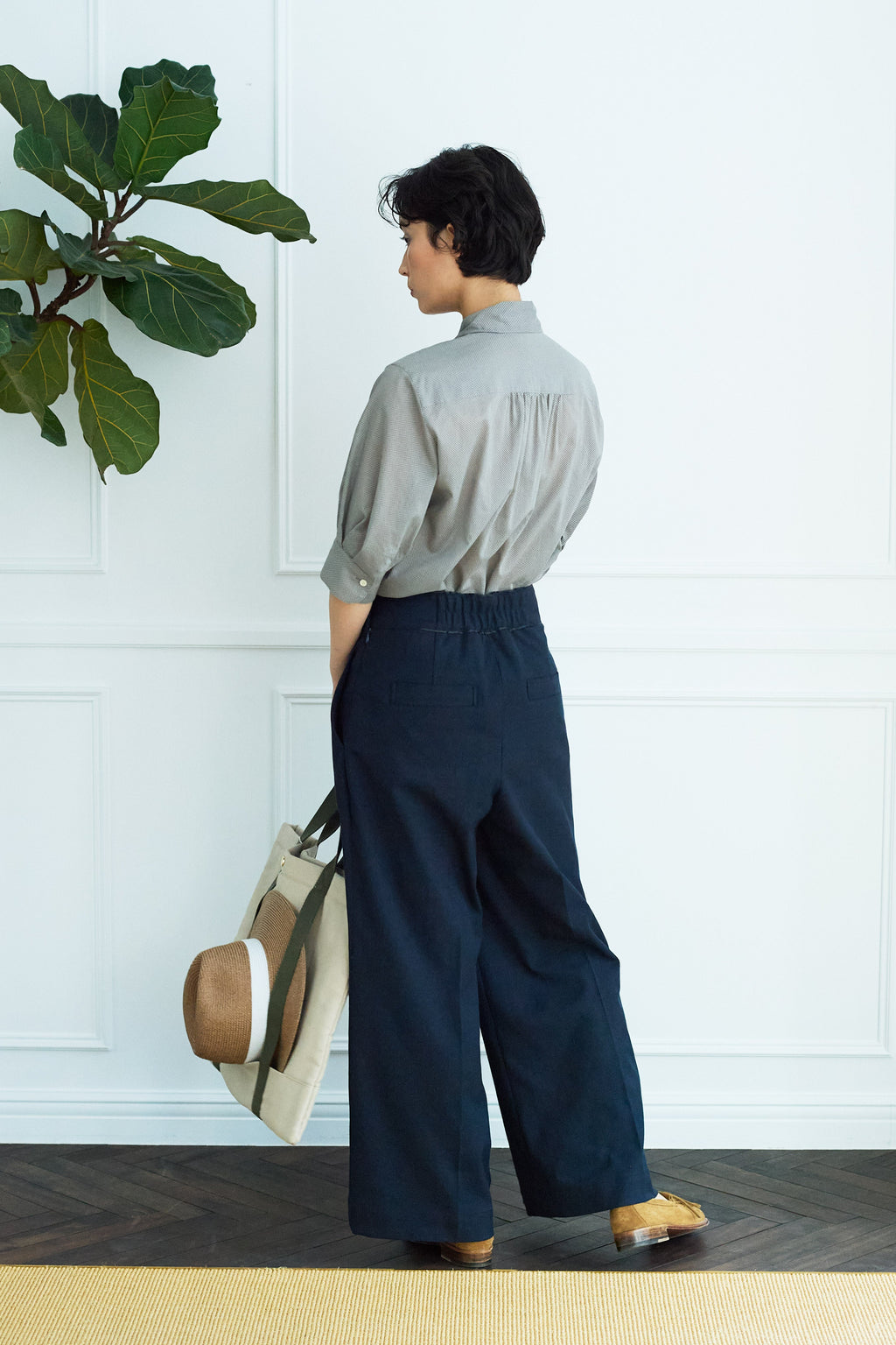 ジンタンドット　ボウタイブラウス