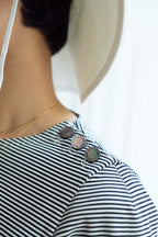 ショルダーボタン　カットソー