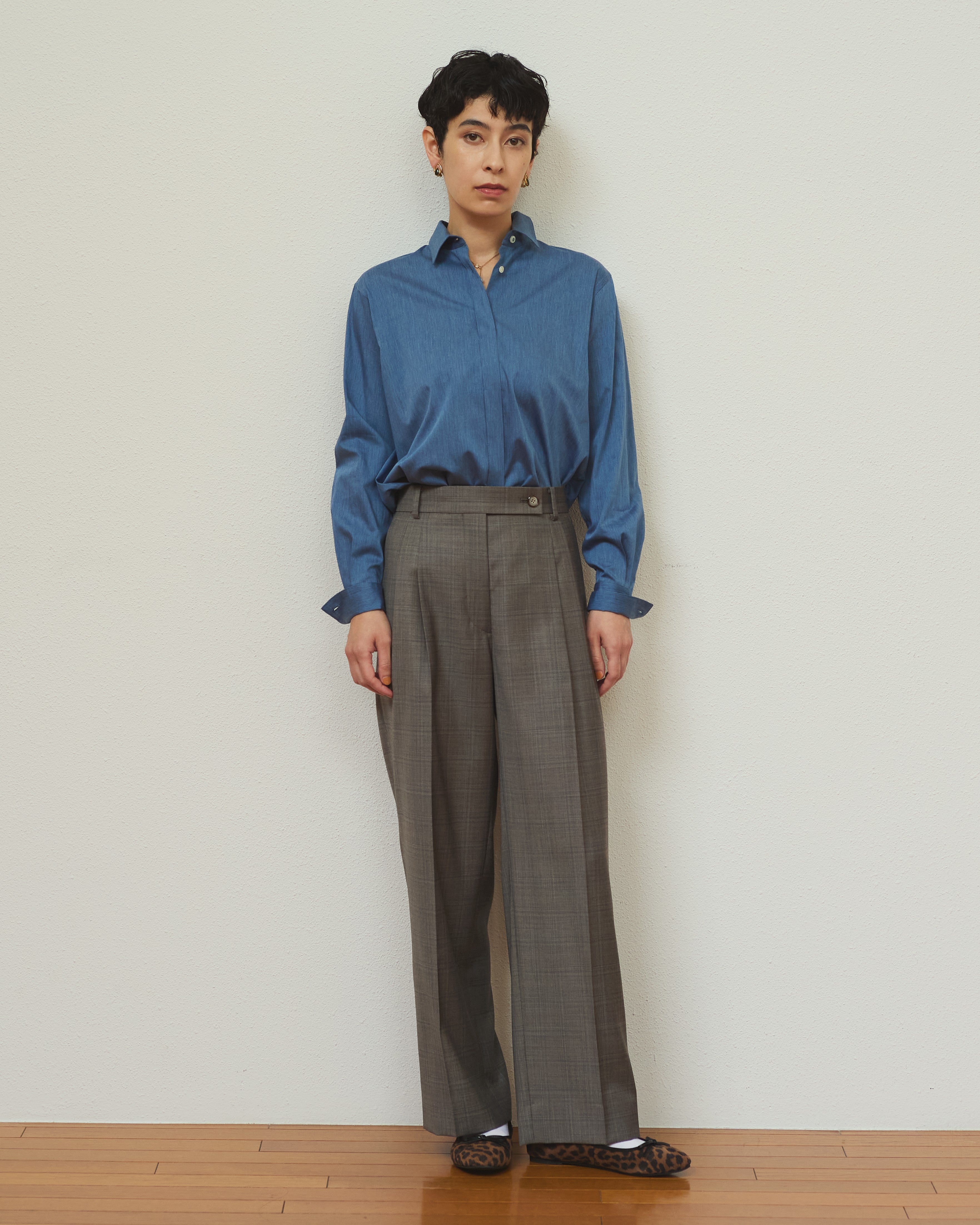 【NEW】Loro Piana ワイドテーパードパンツ