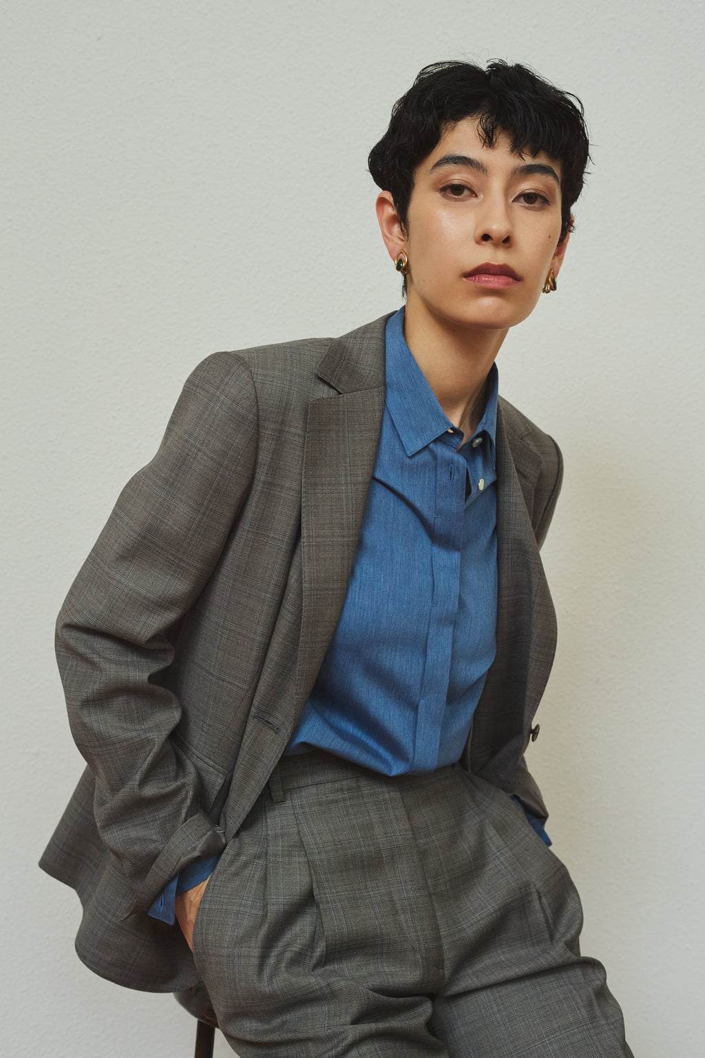 【NEW】Loro Piana ワイドテーパードパンツ
