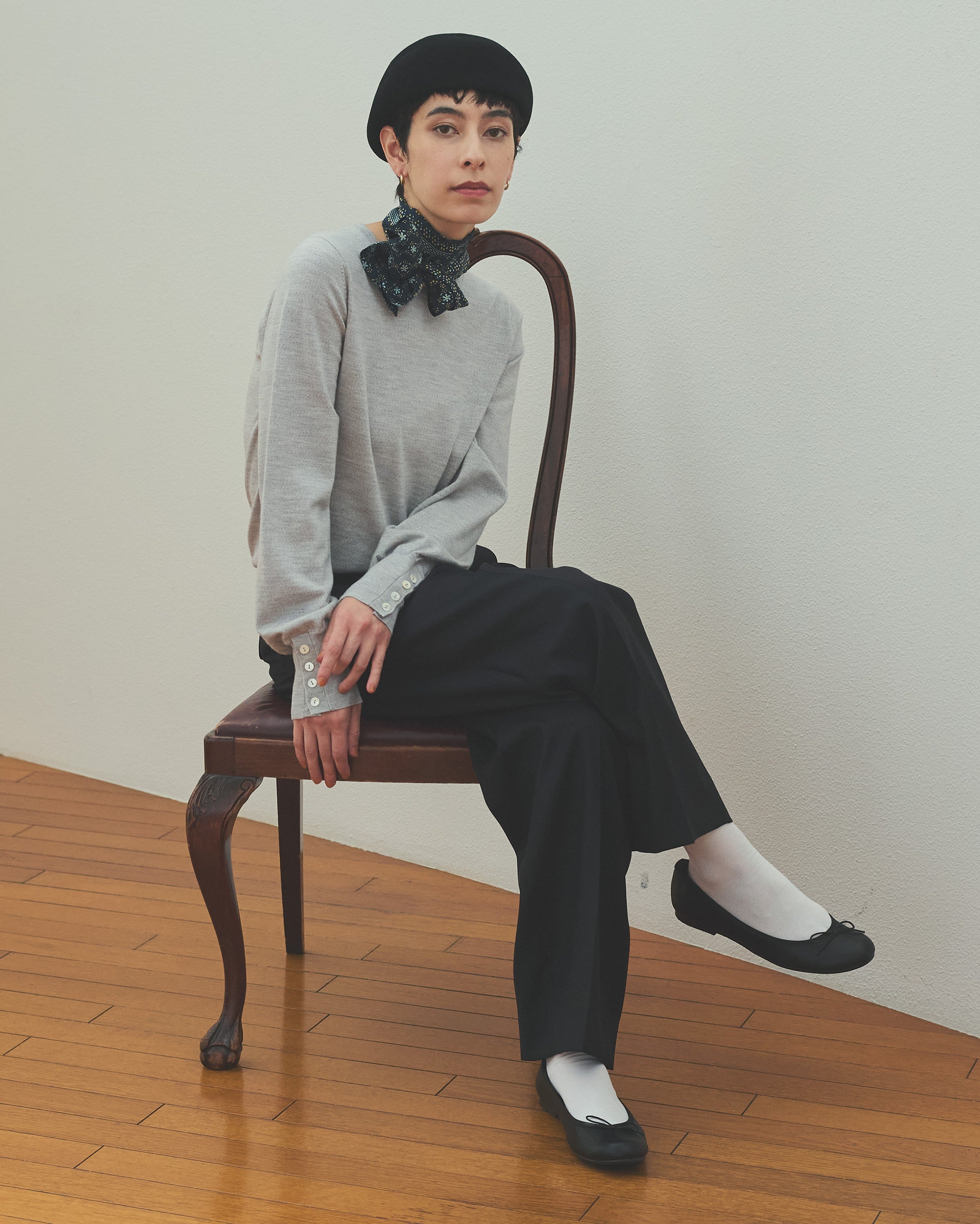 【NEW】Loro Piana ワイドテーパードパンツ