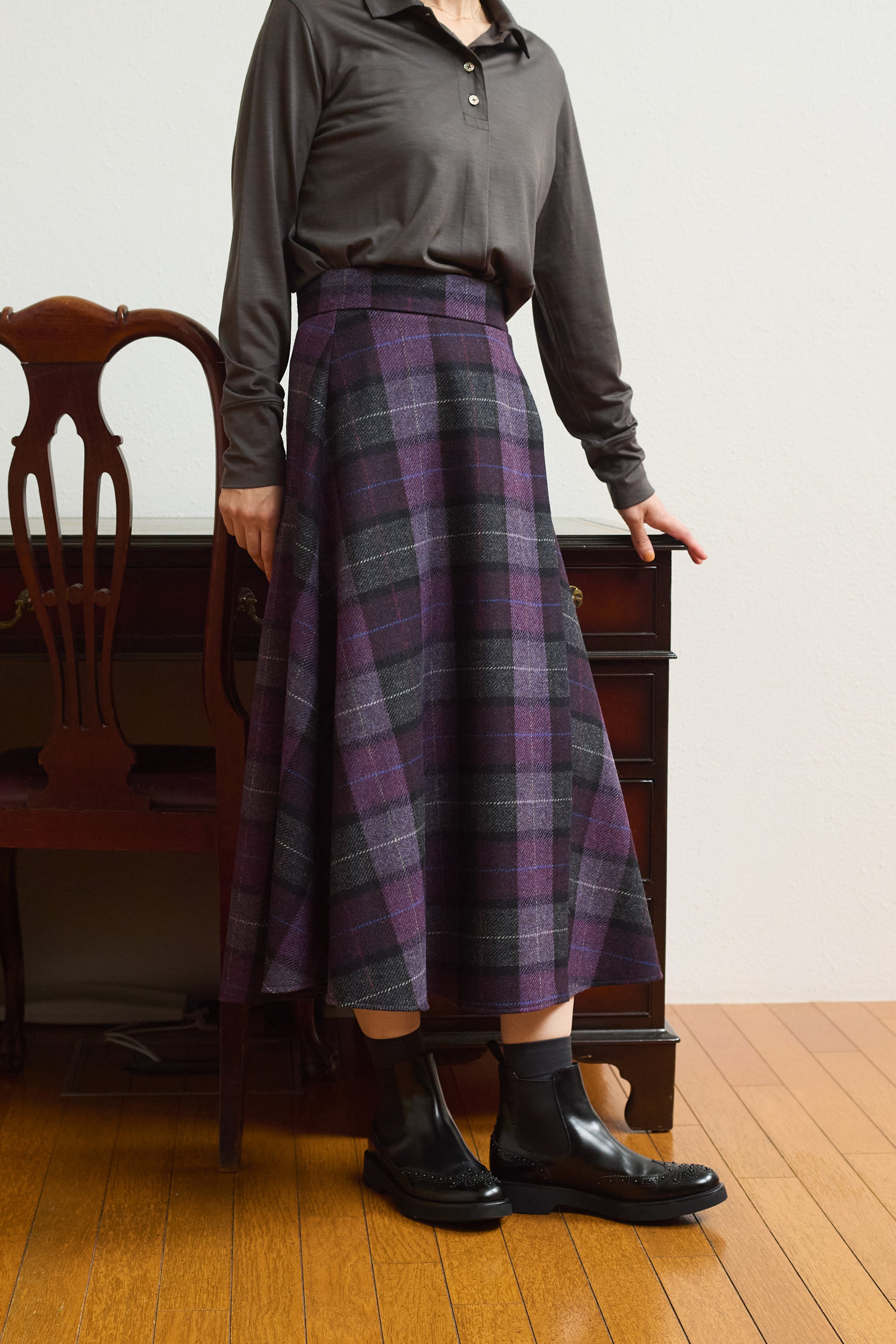 O'neal of Dublin ロングキルトスカート