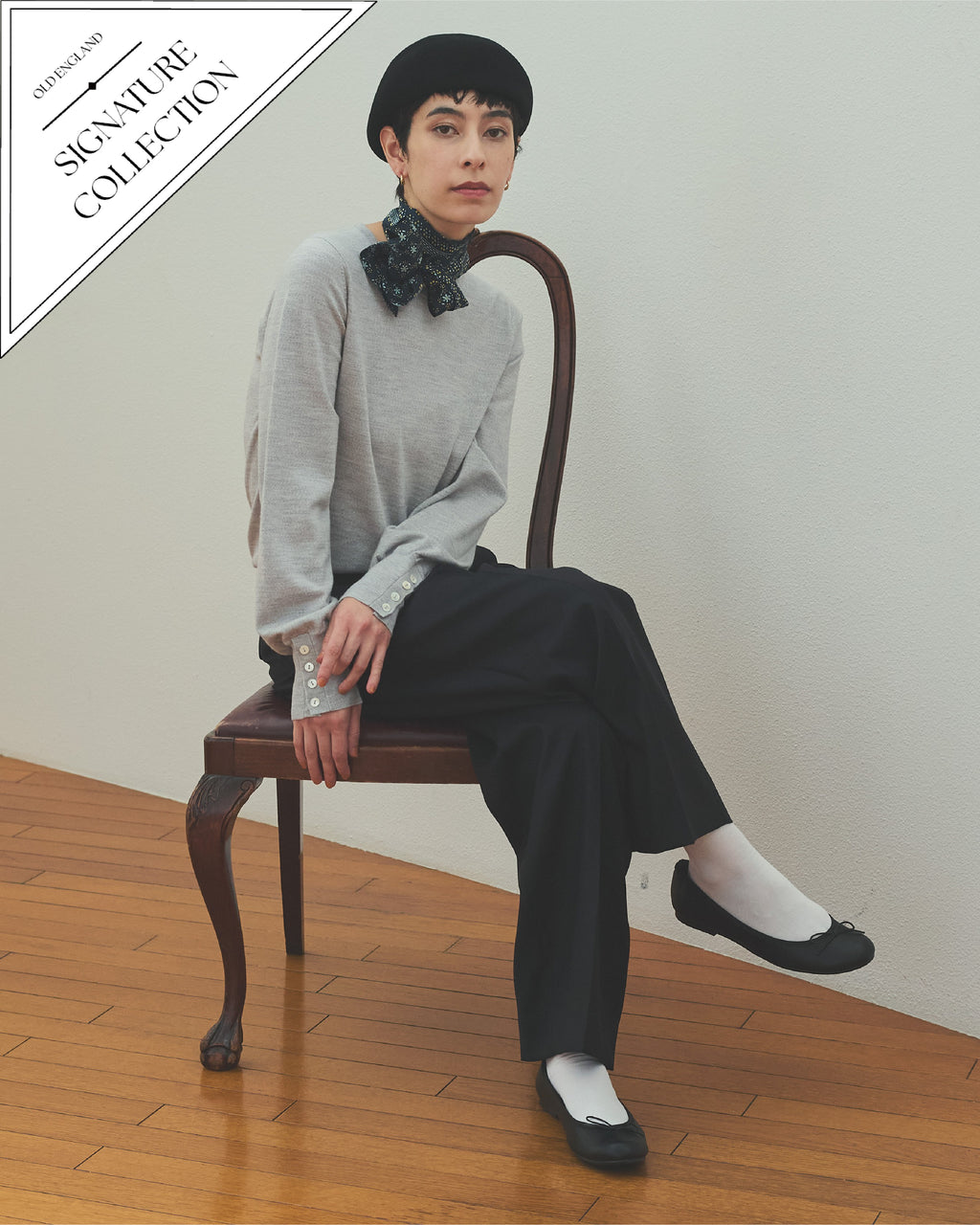 【NEW】Loro Piana ワイドテーパードパンツ