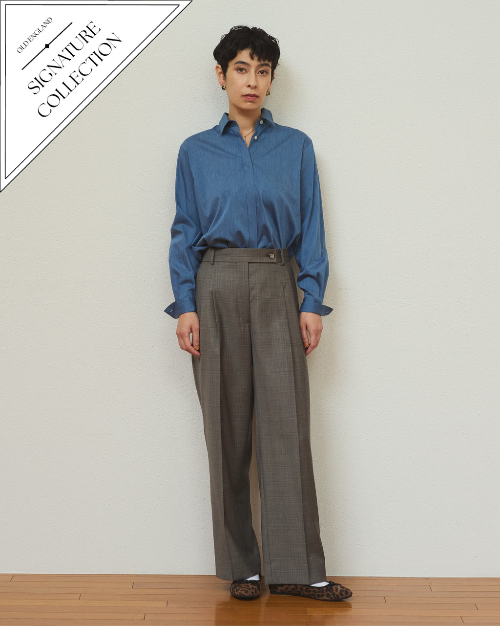 【NEW】Loro Piana ワイドテーパードパンツ