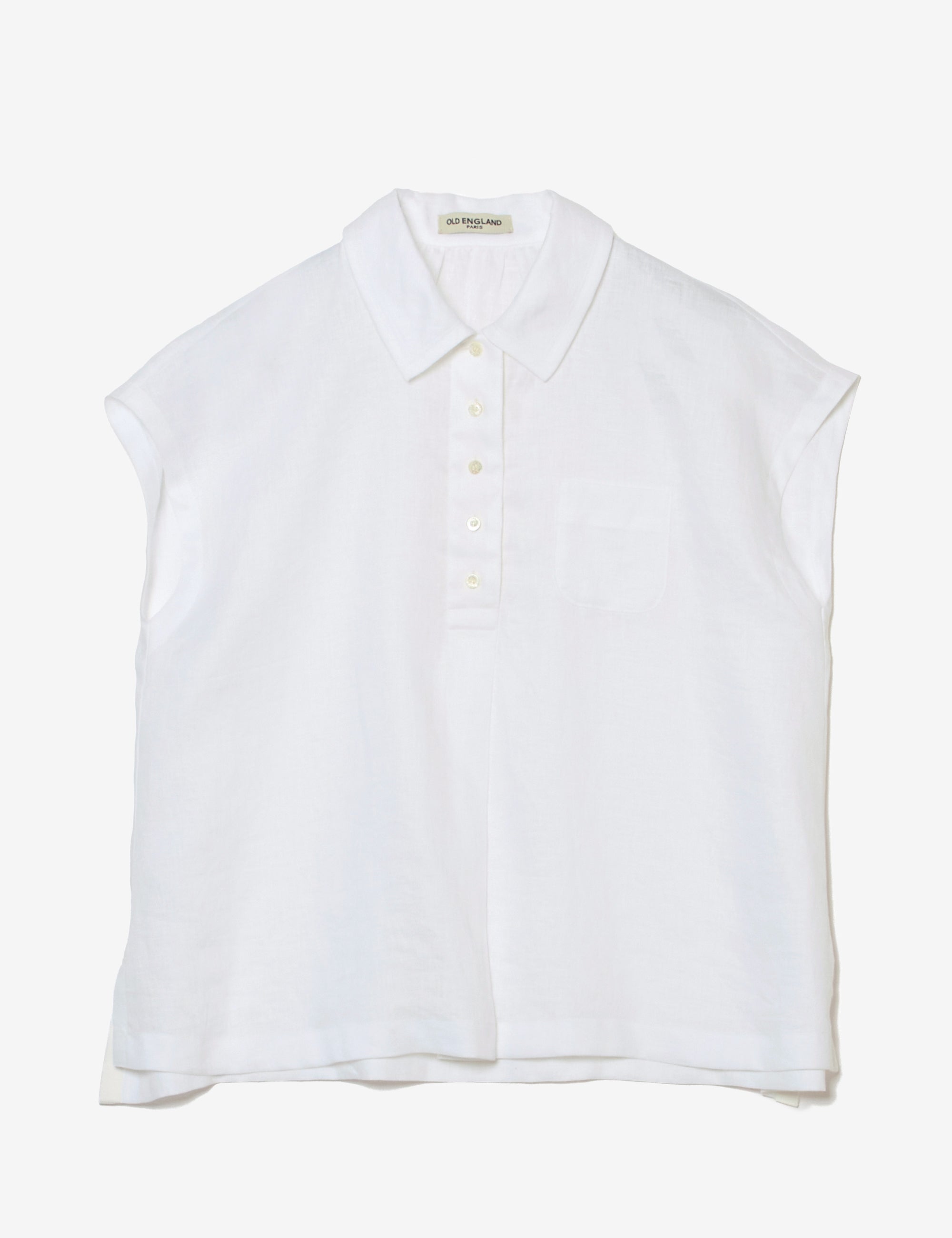 リネンショートスリーブシャツ