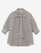 ジンタンドット　ボウタイブラウス