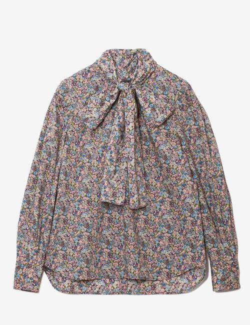 LIBERTY スタンドボウタイブラウス