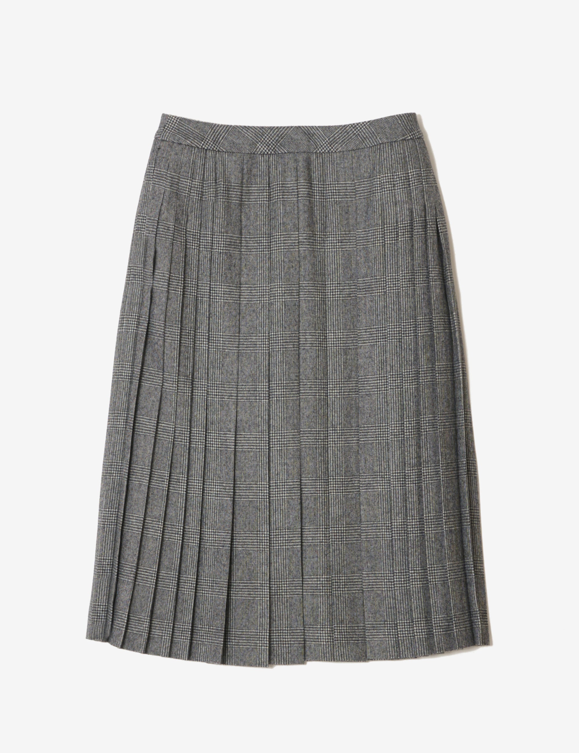 カレッジフラノプリーツスカート